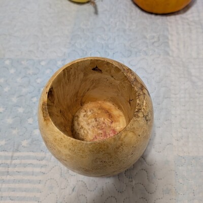 Flaming Box elder burl Vessel