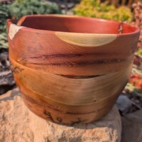 Aromatic cedar yarn bowls