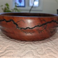 Mahogany fruit/salad bowls