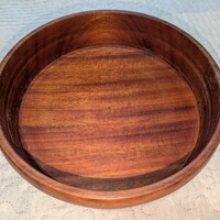 Mahogany fruit/salad bowls