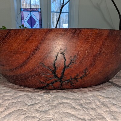 Mahogany fruit/salad bowls