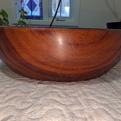 Mahogany fruit/salad bowls