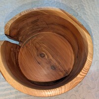 Aromatic cedar/ black ash Yarn bowl