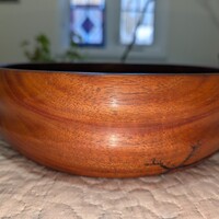 Mahogany fruit/salad bowls