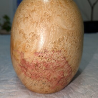 Flaming Box elder burl Vessel