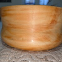 Flaming Box elder Burl small fruit/salad bowl