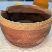 Aromatic cedar/ black ash Yarn bowl