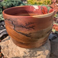 Aromatic cedar yarn bowls