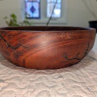 Mahogany fruit/salad bowls