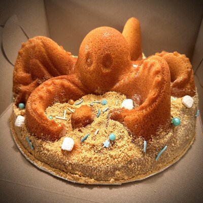 Octopus Bundt Cake