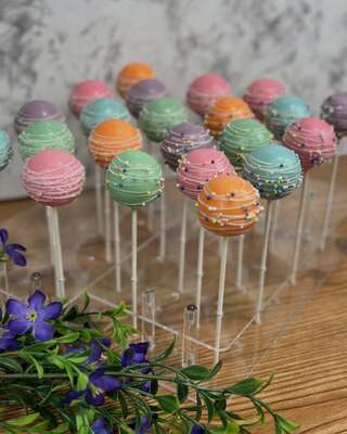 Multi-coloured Cake Pops